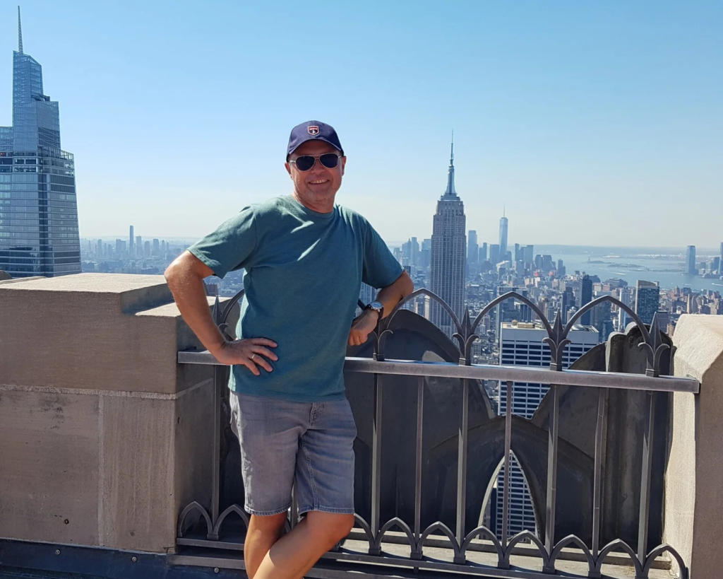 New York auf dem Rockefeller Center