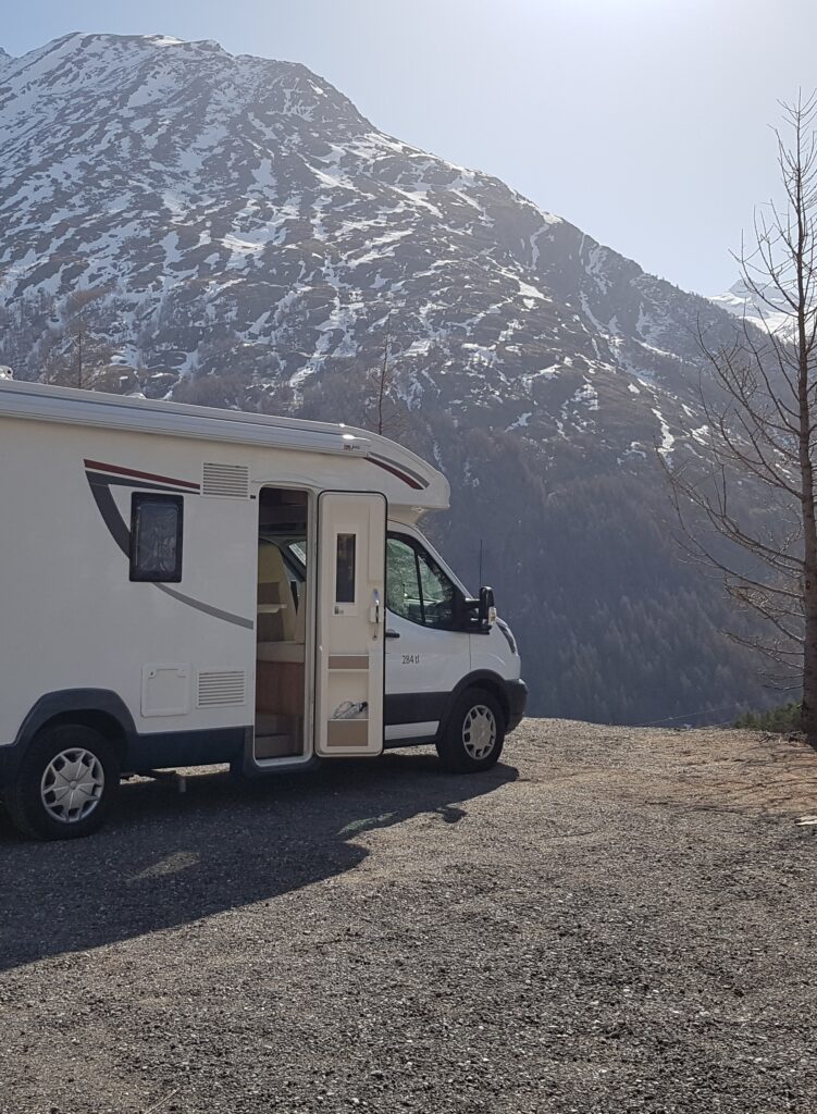 Wohnmobil in Saas-Fee